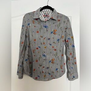 Vintage, Robert Graham shirt, 18.5 inches pit to pit.
